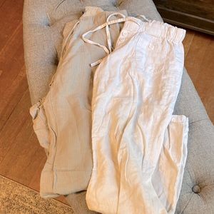 Linen pants two sets